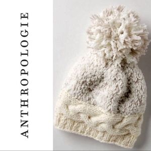 Anthropologie Pom Pom beanie